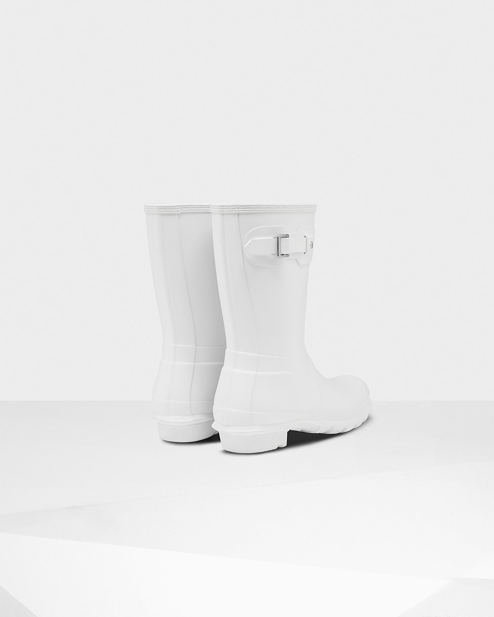 Womens Hunter Short Rain Boots White - Original - 7928516-SL